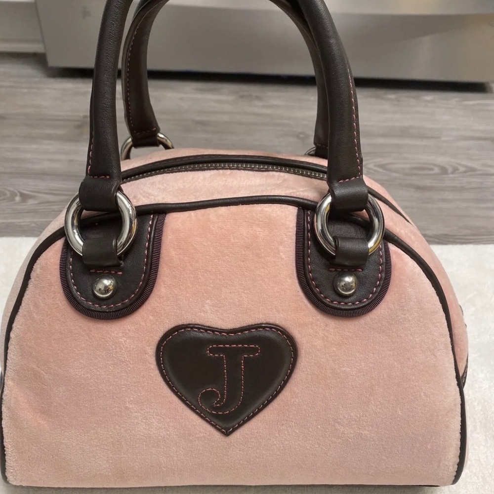 vintage juicy couture baby pink bowler bag with tags still attached - Picture 4 of 6